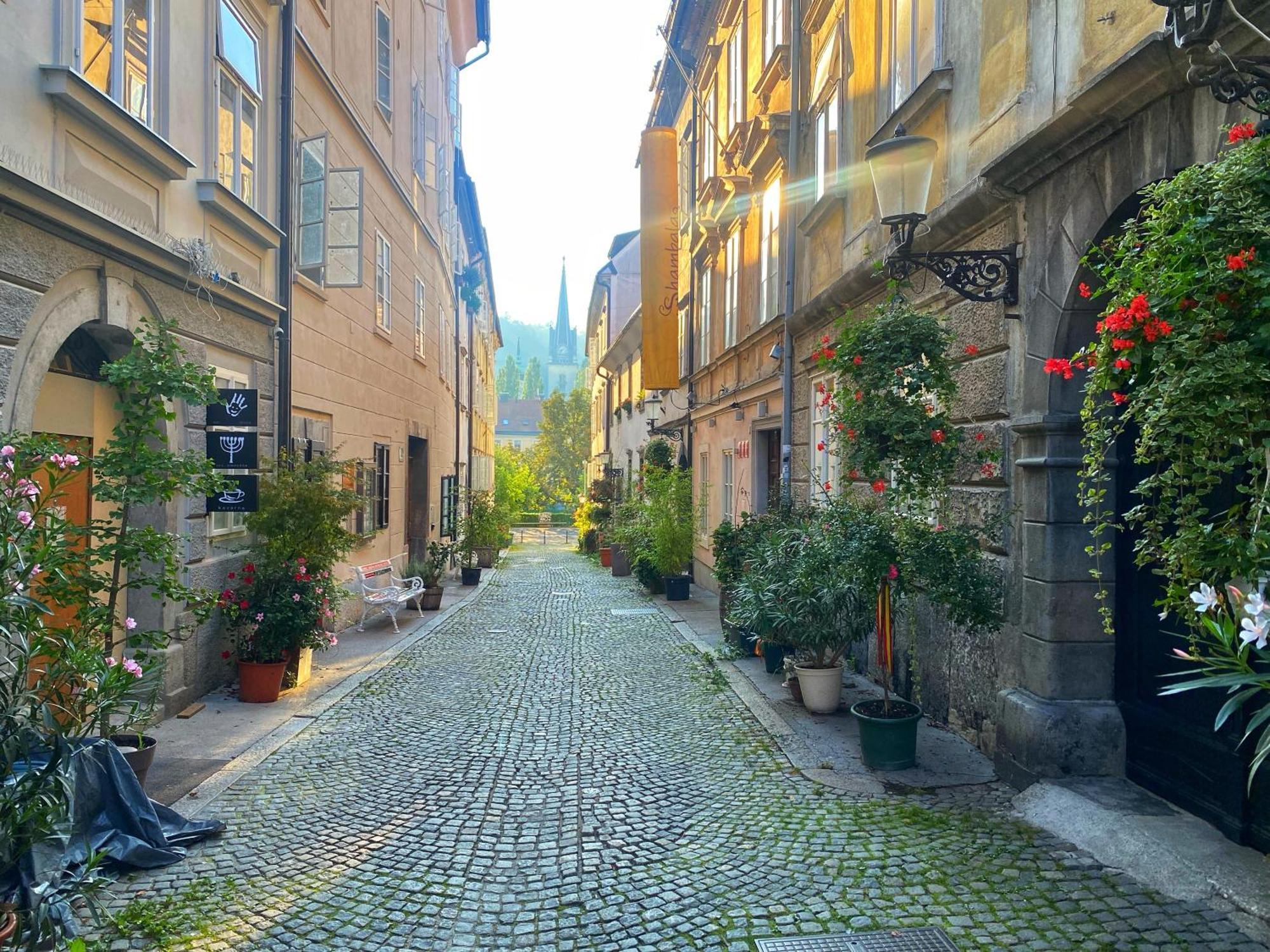 1Br Apartment On The Most Beautiful Street In Ljubljana Center Exterior foto